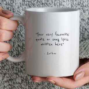 Caneca De Café Citação personalizada - crie a sua