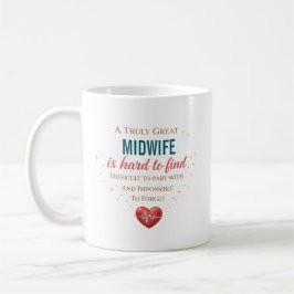 Caneca De Café Citação Personalizada de Apreciação à Parteira
