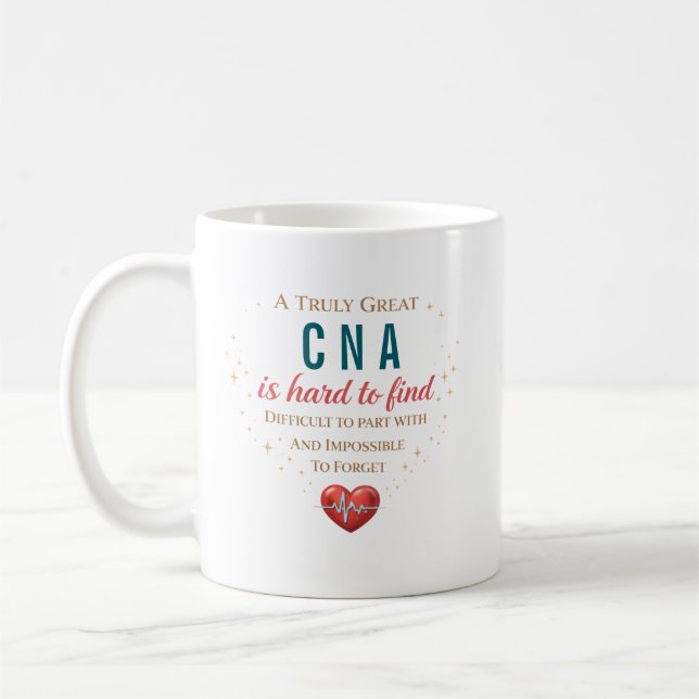 Caneca De Café Citação Personalizada de Apreciação de CNA (Esquerda)
