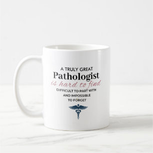 Caneca De Café Citação Personalizada de Grande Patologista