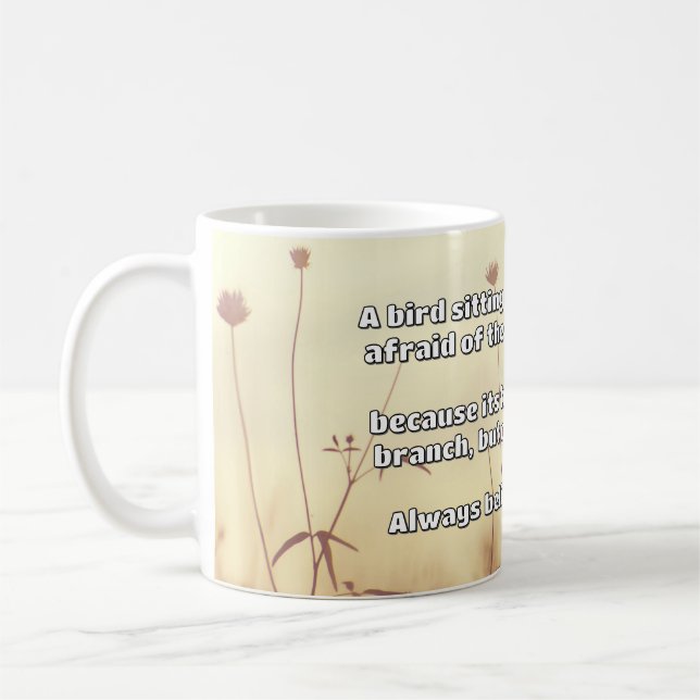 Caneca De Café Citação Positiva de Encorajamento Empath (Esquerda)