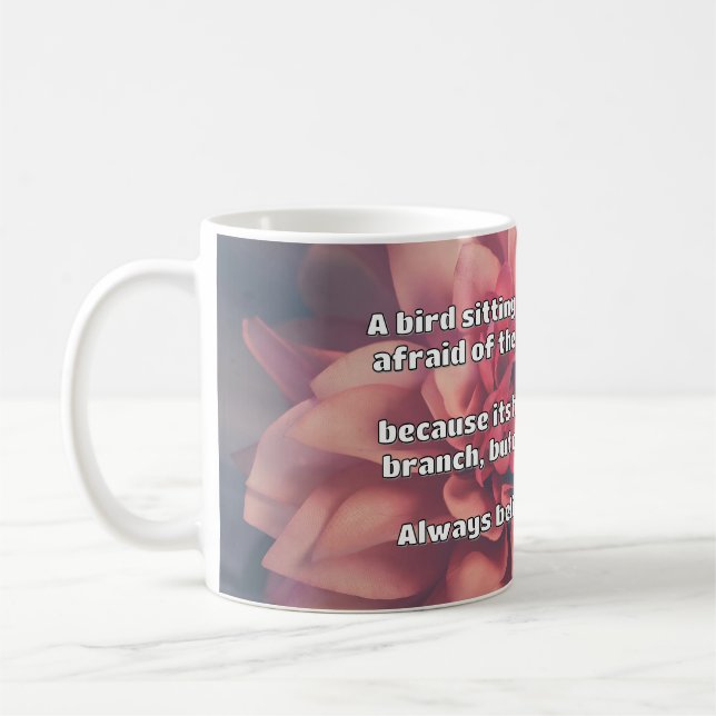 Caneca De Café Citação Positiva de Encorajamento Empath (Esquerda)