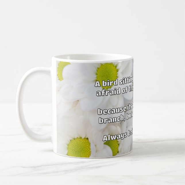 Caneca De Café Citação Positiva de Encorajamento Empath (Esquerda)