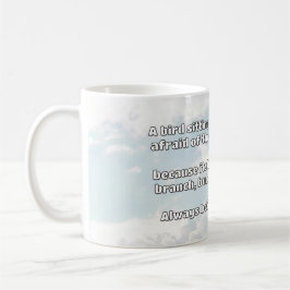 Caneca De Café Citação Positiva de Encorajamento Empath