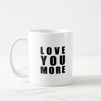Caneca De Café Citação Romântica Doce Te Amo Mais