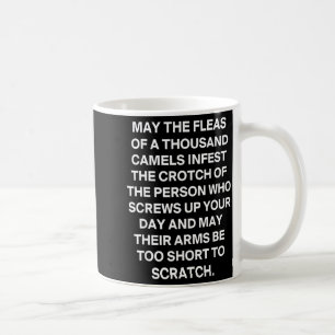 Caneca De Café Citação sarcástica engraçada que os piolhos de mil