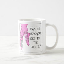 Citação sobre Professores Balés - Gift Mug