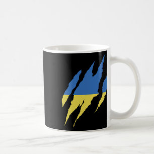 Caneca De Café Citação Ucraniana Camisa Bandeira da Ucrânia