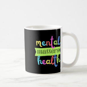 Caneca De Café Citação Vintage sobre Problemas de Saúde Mental pa