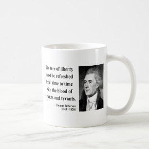 Caneca De Café Citações 12b de Thomas Jefferson