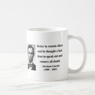 Caneca De Café Citações 15b de Abraham Lincoln