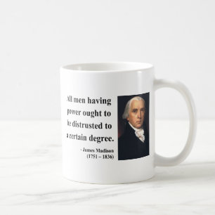 Caneca De Café Citações 1b de James Madison