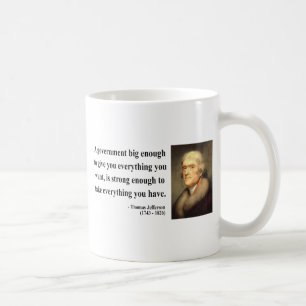 Caneca De Café Citações 1c de Thomas Jefferson