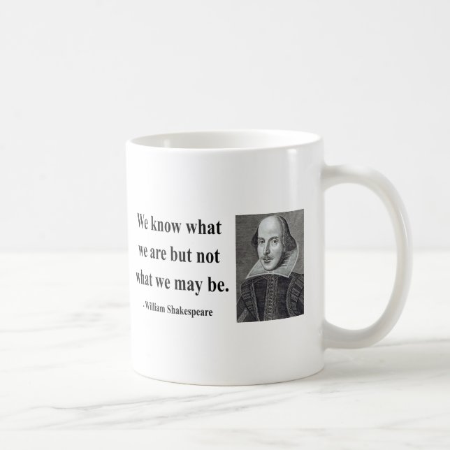 Caneca De Café Citações 3b de Shakespeare (Direita)