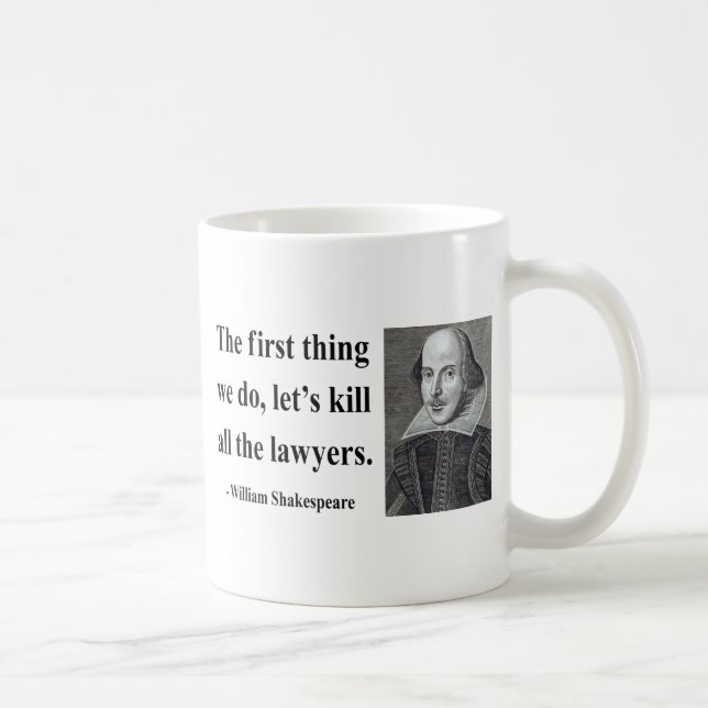 Caneca De Café Citações 4b de Shakespeare (Direita)