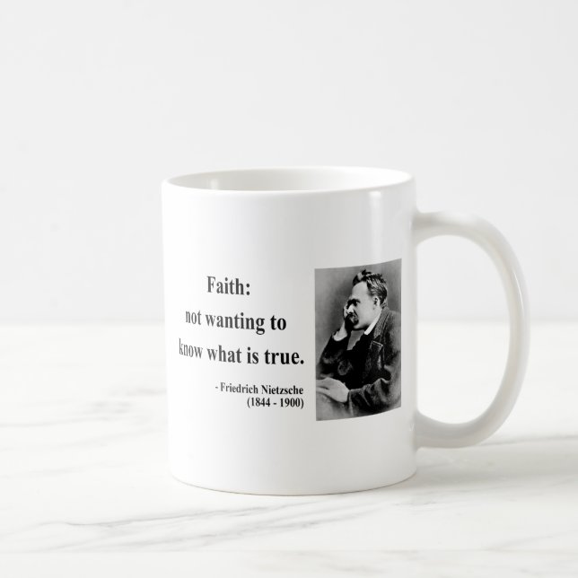 Caneca De Café Citações 5b de Nietzsche (Direita)