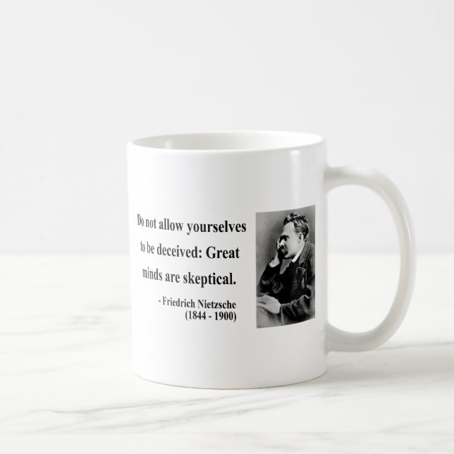 Caneca De Café Citações 9b de Nietzsche (Direita)