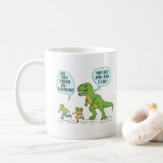 Caneca De Café Citações cómicos da chalaça jurássico engraçada do