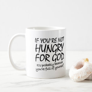 Caneca De Café Citações Cristãs Faminto Por Deus