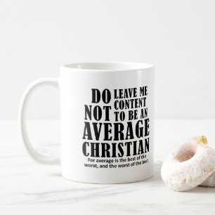 Caneca De Café Citações Cristãs Médias Provérbios