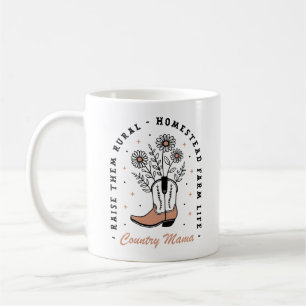 Caneca De Café Citações da fazenda da casa de dona-de-casa