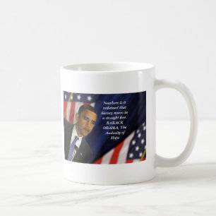 Caneca De Café Citações de Barack Obama na história