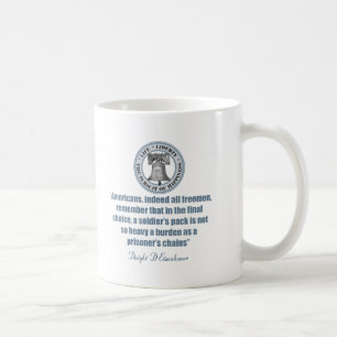 Caneca De Café Citações de Eisenhower - soldado