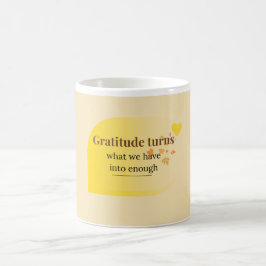 Caneca De Café Citações de Gratidão e Ditos Inspiracionais Mug