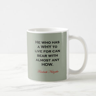 Caneca De Café Citações de Nietzsche - carregue alguns como