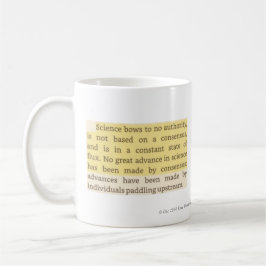 Caneca De Café Citações de Science & Feynman por RoseWrites Mug