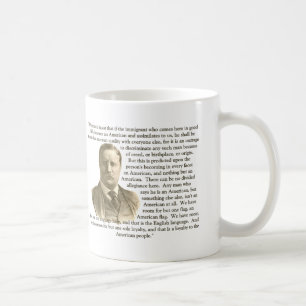 Caneca De Café Citações de Teddy Roosevelt