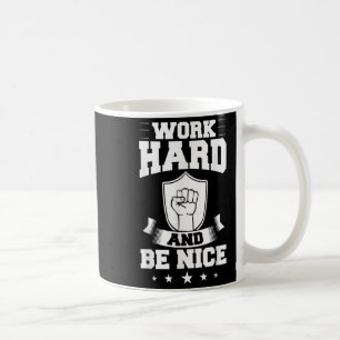 Caneca De Café Citações de Trabalho Duro Inspiração Dizer Motivac