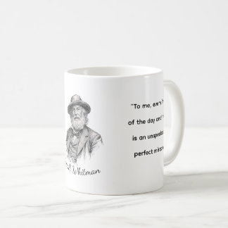Caneca De Café Citações de Walt Whitman para a Vida