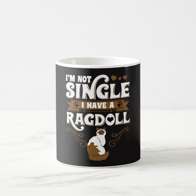 Caneca De Café Citações do gato de Ragdoll (Centro)