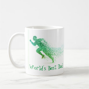 Caneca De Café Citações do pai do mundo do corredor as melhores