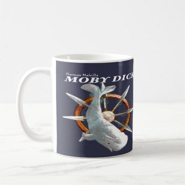 Caneca De Café Citações do pau de Moby (Esquerda)