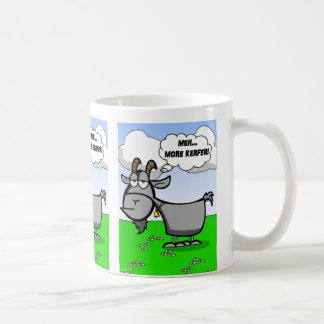 Caneca De Café Citações engraçadas da cabra dos desenhos animados