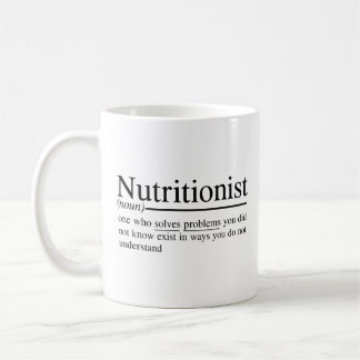 Caneca De Café citações engraçadas de nutricionistas