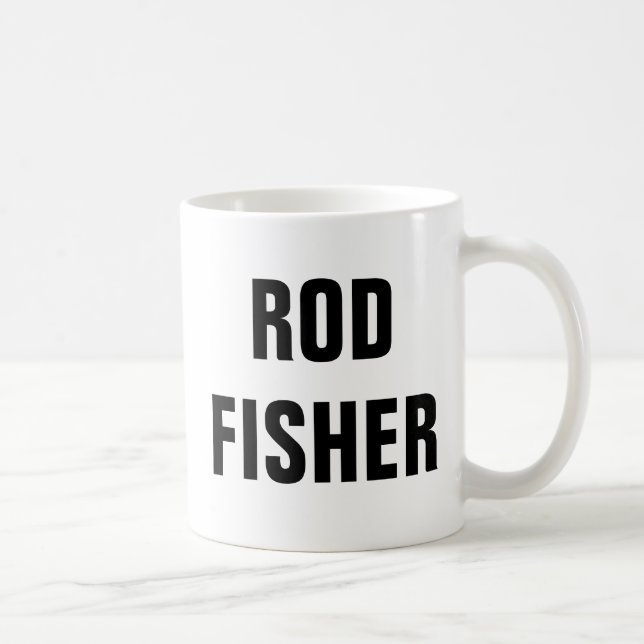 Caneca De Café Citações engraçadas de pesca com isca artificial d (Direita)
