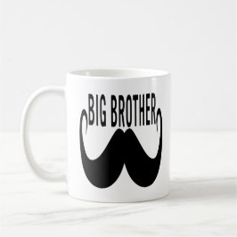 Caneca De Café Citações engraçadas do bigode do big brother do
