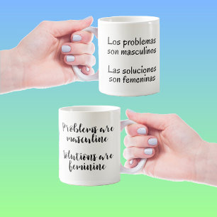 Caneca De Café Citações espanholas engraçadas do inglês