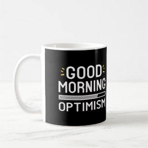Caneca De Café Citações Otimistas - Boa Manhã Positiva