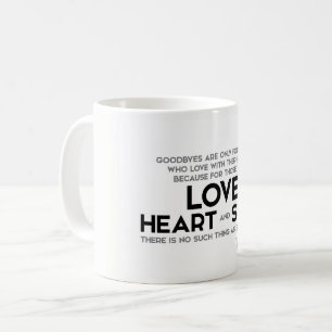 Caneca De Café CITAÇÕES: Rumi: Goodbyes, separação