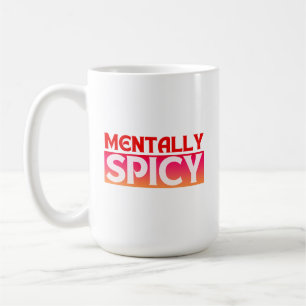 CANECA DE CAFÉ CITAÇÕES TIPOGRÁFICAS MENTALMENTE PICANTES