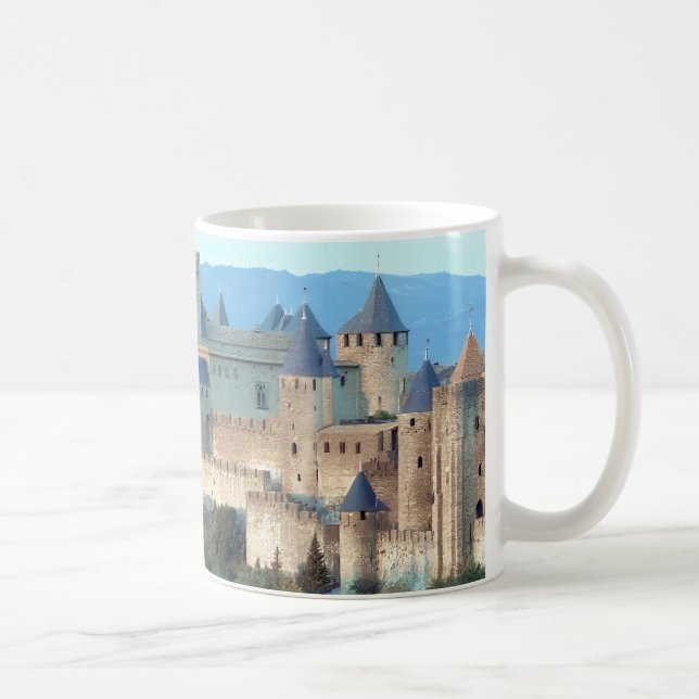 Caneca De Café Cité de Carcassonne . France (Direita)