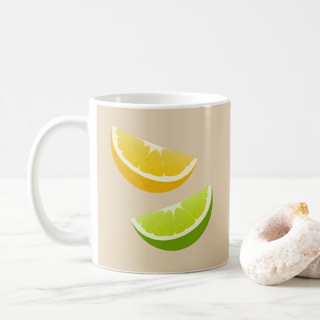 Caneca de Café Cítrico Lemon & Lime Presente (Com Donut)