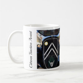 Caneca De Café Citroë Traction Avant, vintage carro francês. Café