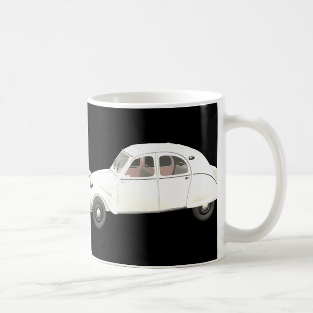 Caneca De Café Citroen 2CV branco (Direita)
