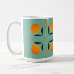Caneca De Café Citrus Fruta Graphic Art