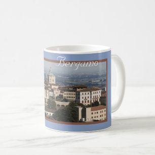 Caneca De Café Città Alta Panorama, Bergamo, Itália